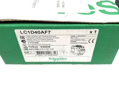 New | in-Stock Schneider Electric IEC Contactor, TeSys Deca, Nonreversing, 40A PLC Contactors Michigan US | Maverick Industrial Sales #1401986
