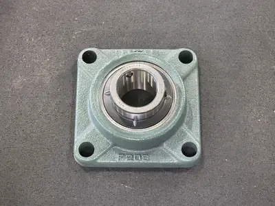 Square Flange Block Bearing 1-1/2" Bore, UCF208-108D1