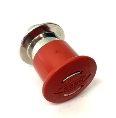 New | in-Stock REES Lockable Maintained E-Stop Operator Pushbutton, BUTTON ONLY Switch Parts Michigan US | Maverick Industrial Sales #1391463