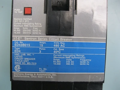 NEW Siemens ED43B015