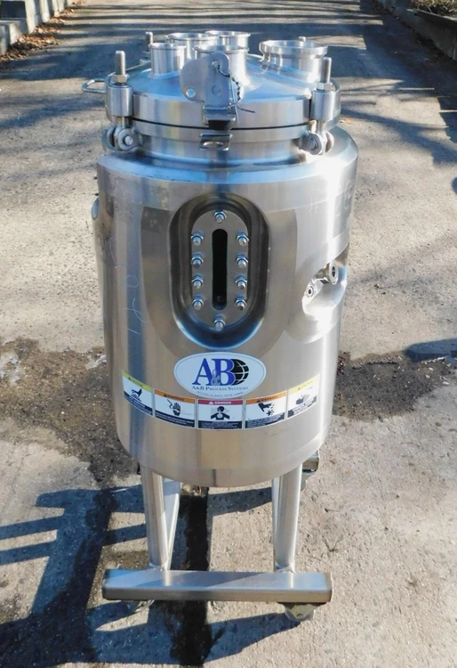 Used A&B PROCESS TANK SYSTEMS 20 GALLON Stainless Steel Tanks New Jersey US | Champion Trading Corporation #424642
