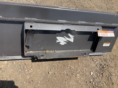 New old stock Paladin 44” smooth bucket for a mini skid steer, welded on cutting edge, mini skid ste...