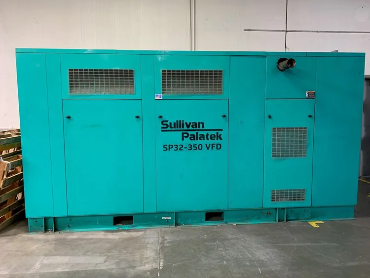 Used SULLIVAN PALATEK SP32-350 VFD Air Compressors (Misc) Illinois US | Bridgeline Machinery Corp. #1459683