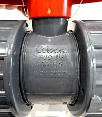 NEW COLONIAL VALVE V17101N TRUE-UNION BALL VALVE 1-1/2"
