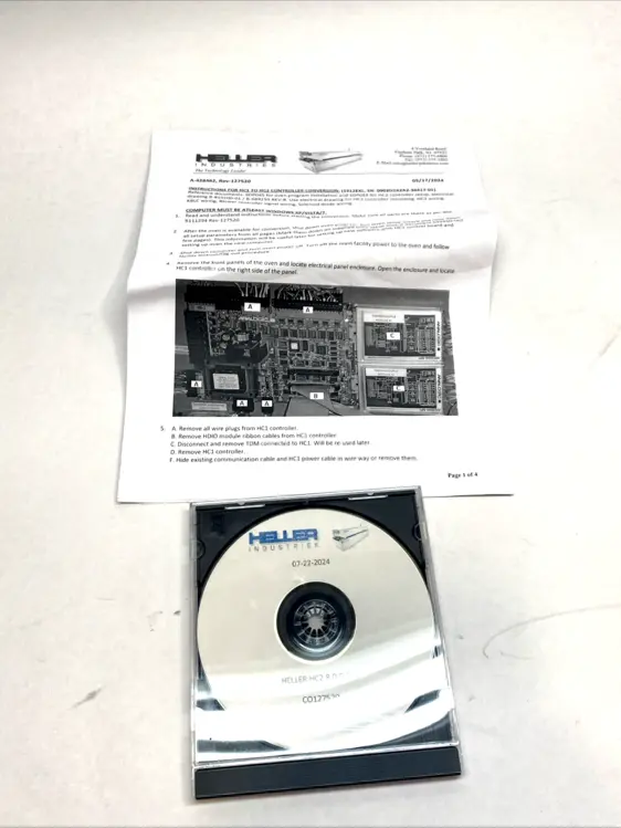 Used HELLER OVEN SOFTWARE DVD MANUAL REFLOW CONTROLLER Industrial Controls | Maverick Industrial Sales #1099485