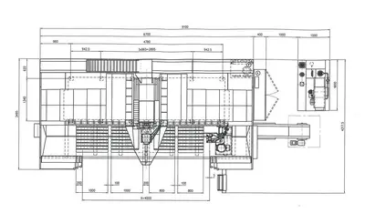 USED UNISIGN X: 4000 - Y: 800 - Z: 600 MM CNC