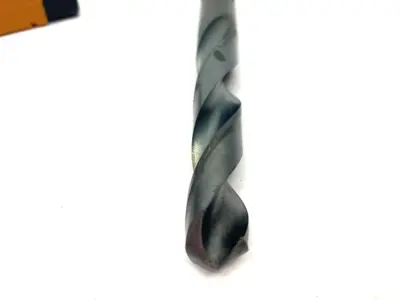 USED HERTEL REDUCED SHANK DRILL BIT: 17/32" DIA, 1/2" SHANK DIA, 118 DEG