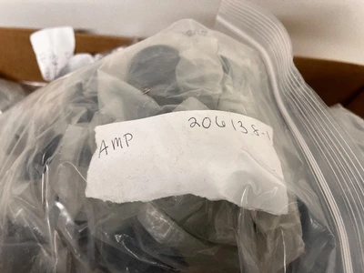 Large Lot of Industrial Electrical Connectors and Accessories in Assorted Bags