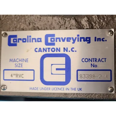 Surplus 4" Dia. Round Rotary Airlock Valve Stainless Steel RVC Carolina Conveyor