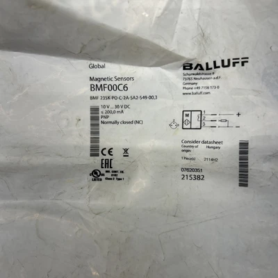 NEW Balluff BMF00C6