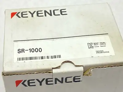 USED KEYENCE AUTOFOCUS TYPE 1D /2D CODE READER, FIXED MOUNT
