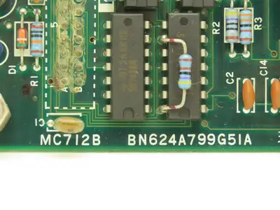 Mitsubishi Mazak BN624A799G51A PCB Slot Rack Printed Circuit Board Card MC712B