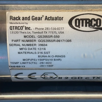 USED QTRCO GQS205SR-06171305