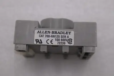 LOT OF 2 - ALLEN BRADLEY 700-HN125 SER. A 600V 10A Relays AB STOCK H1546A