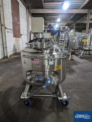 USED Precision 250 Liter Precision Stainless Reactor, 316L S/S, 45/100#
