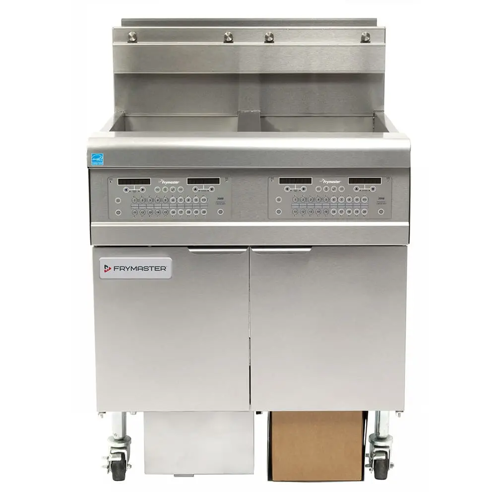 Frymaster FPGL230CA Gas Fryer - (2) 30 Lb Vats, Floor Model, Natural Gas
