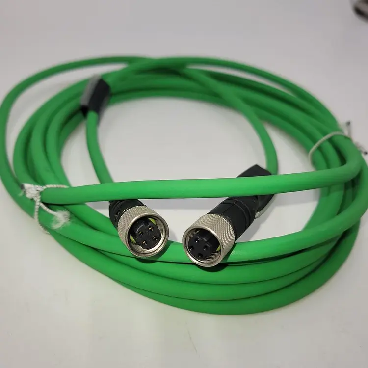New | in-Stock BELDEN BELDEN YE03690 / E34972-H GREEN DOUBLE ENDED CORDSET, 4 FEMALE PIN SOCKET 20' LONG *NEW* Cable & Wire | ND Industrial Surplus #1219562