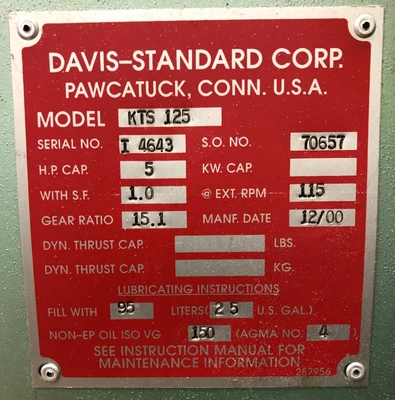 MARSHALL & WILLIAMS Co extrusion sheet line Extrusion Lines, Sheet Lines | Mark One Machinery (9)