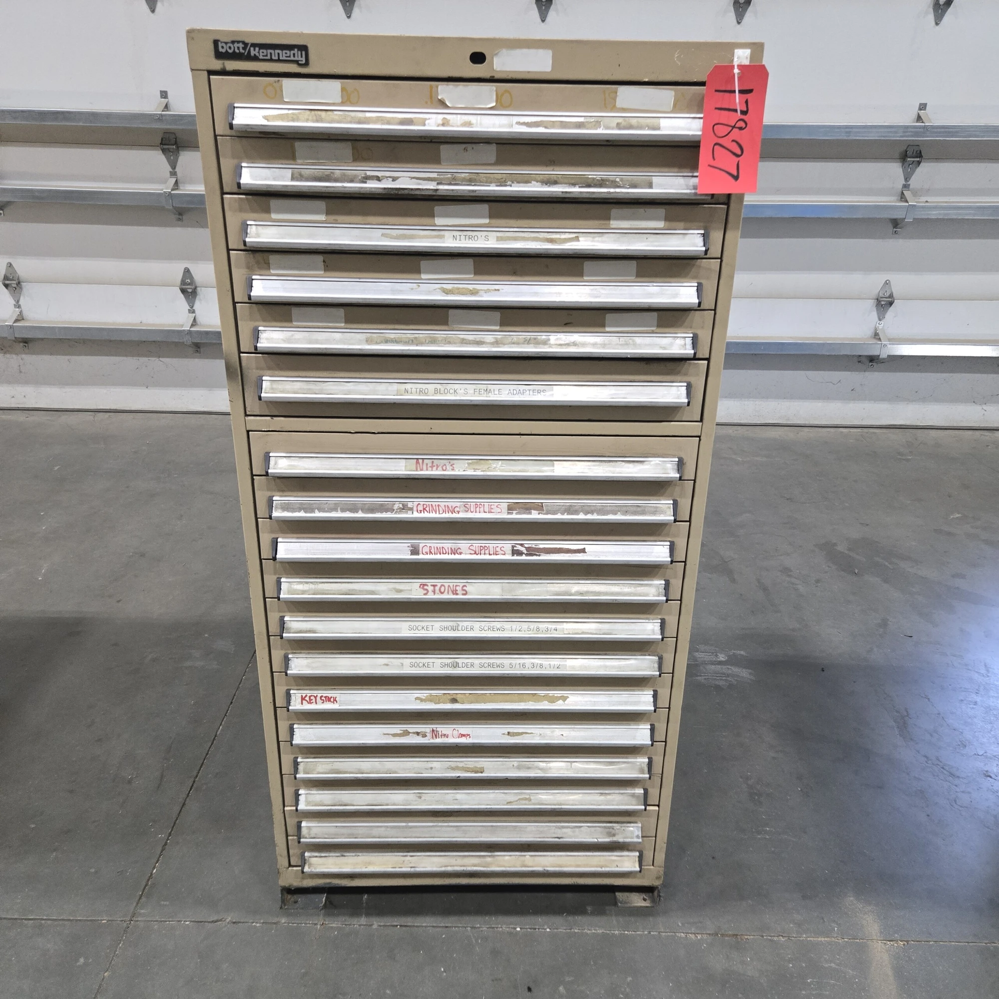Vidmar 18 Drawer Cabinet