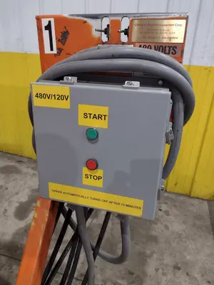 CHERRY INDUSTRIAL HYDRAULIC PALLET INVERTER / FLIPPER: STOCK #23522