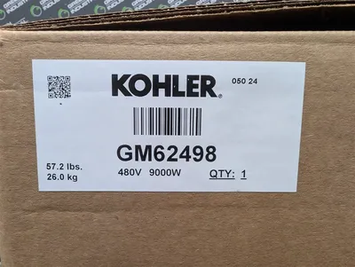 Hotstart Kohler 9000W 480V KH CSM30904-XXX Coolant Preheater GM62498 New NIB