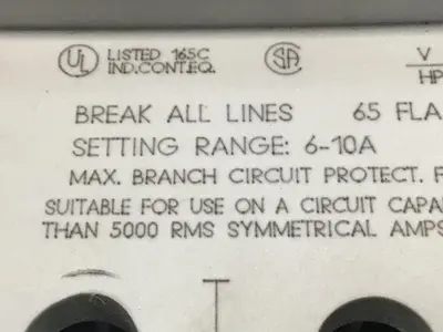 USED SIEMENS 3VU1600-0ML00