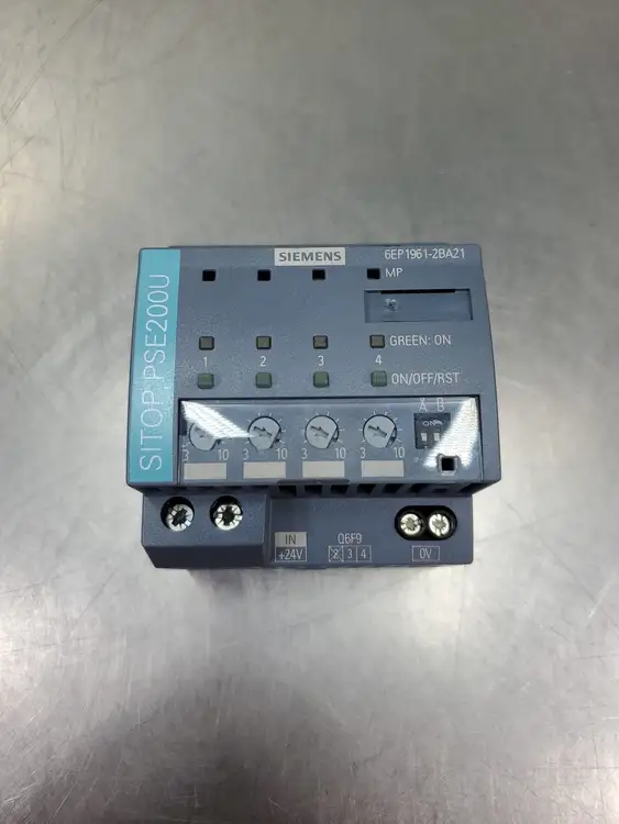 Used Siemens 6EP1961-2BA21 SITOP PSE200U Selectivity Module Circuit Breakers South Carolina US | Palmetto Automation #1161133