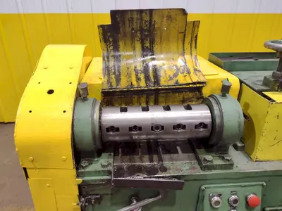 5/16" X 20' SHUSTER METTLER 2A4V AUTOMATIC WIRE STRAIGHTENER AND CUT MACHINE: STOCK #19403