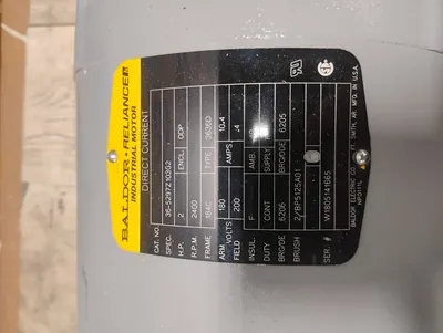 BALDOR RELIANCE 36-5297Z103G2 Motors | ESS Industrial Equipment Sales (4)