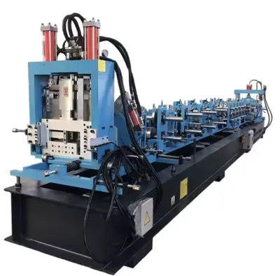 Construction Automatic Channel Profile CZ Purlin Roll Forming Machine in China