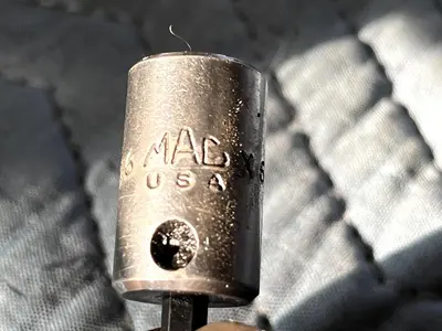 MAC Tools USA 3/8" Drive, 3/16" SAE Hex Bit Chrome Socket Driver X66D