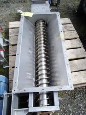 Feeder, Screw, 6" X 5', S/st, 1.2 HP, #S733522