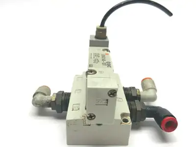 SYA7140-00T | SMC  Air Pilot Valve with Base - Used