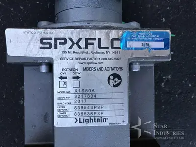 Used 2017 SPX FLO X1S504 Portable Mixers California US | Star Industries #1255191