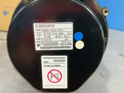 Used YASKAWA / MOTOMAN SGMDH12A2AYR14 Motors (misc) Ohio US | HGR 24 #1460651