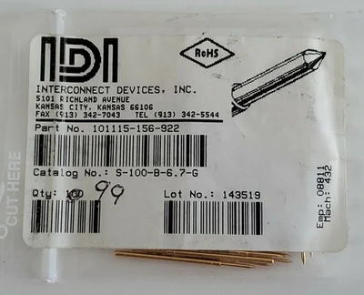 NEW Interconnect Devices Inc 101115-156-922