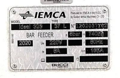 Used 2020 IEMCA IDEAL 325 Magazine Type Bar Loaders Illinois US | Aucto #1333529