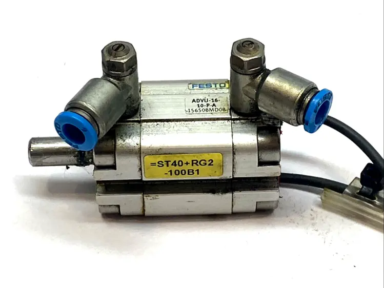 Used FESTO COMPACT CYLINDER 156508 Pneumatic Cylinders | Maverick Industrial Sales #1105560