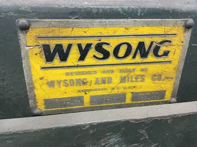 Used WYSONG H1652 Power Squaring Shears (Inch) Ohio US | HGR 24 #1456072