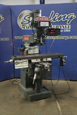 Used WEBB 3VK Vertical Mills California US | Sterling Machinery Exchange #1465585