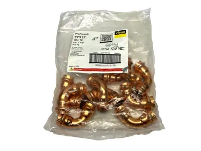 New | in-Stock Viega ProPress 90° Elbow, Copper, Press Conn. 1/2" x 1/2" PACK OF 10 Plumbing Equipment Michigan US | Maverick Industrial Sales #1483162