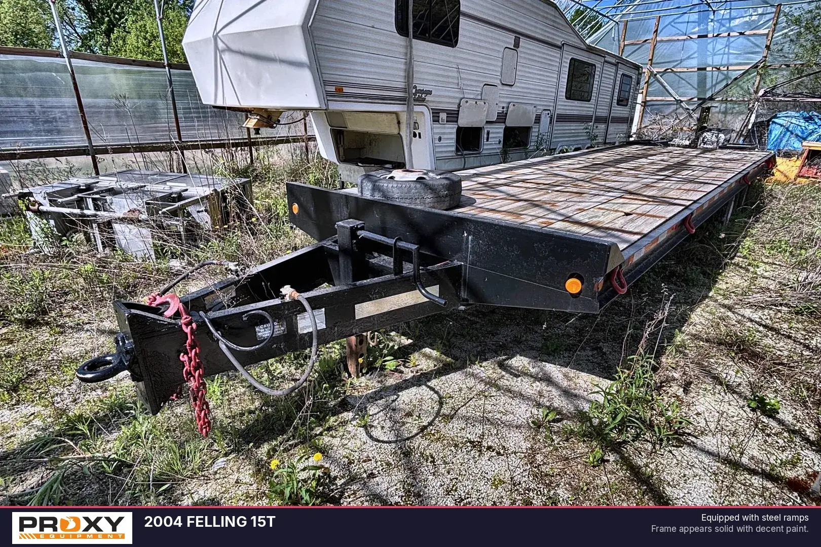Used 2004 FELLING 15T Flatbed Trailers Wisconsin US | Proxy Equipment #1378315