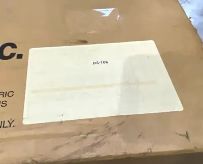 USED WF HARRIS FACILITY LIGHTING UNIT CLEAR PRISM