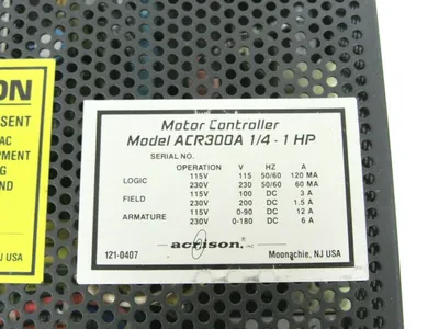 USED ACRISON MOTOR CONTROLLER