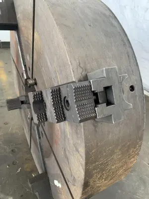 36" 4-JAW LATHE CHUCK. STOCK # 0849923.
