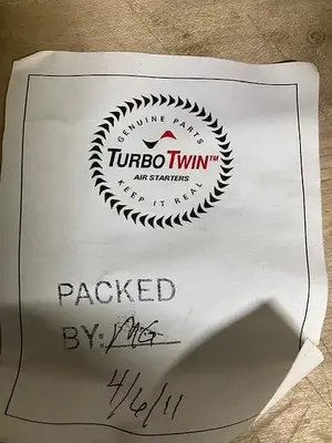 TurboTwin Air Starters 4” NTP Female Exhaust Kit PN T100-27652