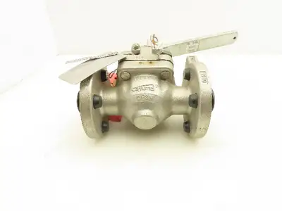 ITT Engineering SV813A Cam-Tite Stainless 2-Way Ball Valve 1/2" Flanged 300#