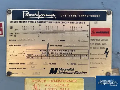 USED Adamson United 48" Adamson NFM Welding Engineers Calender  Sheet Line