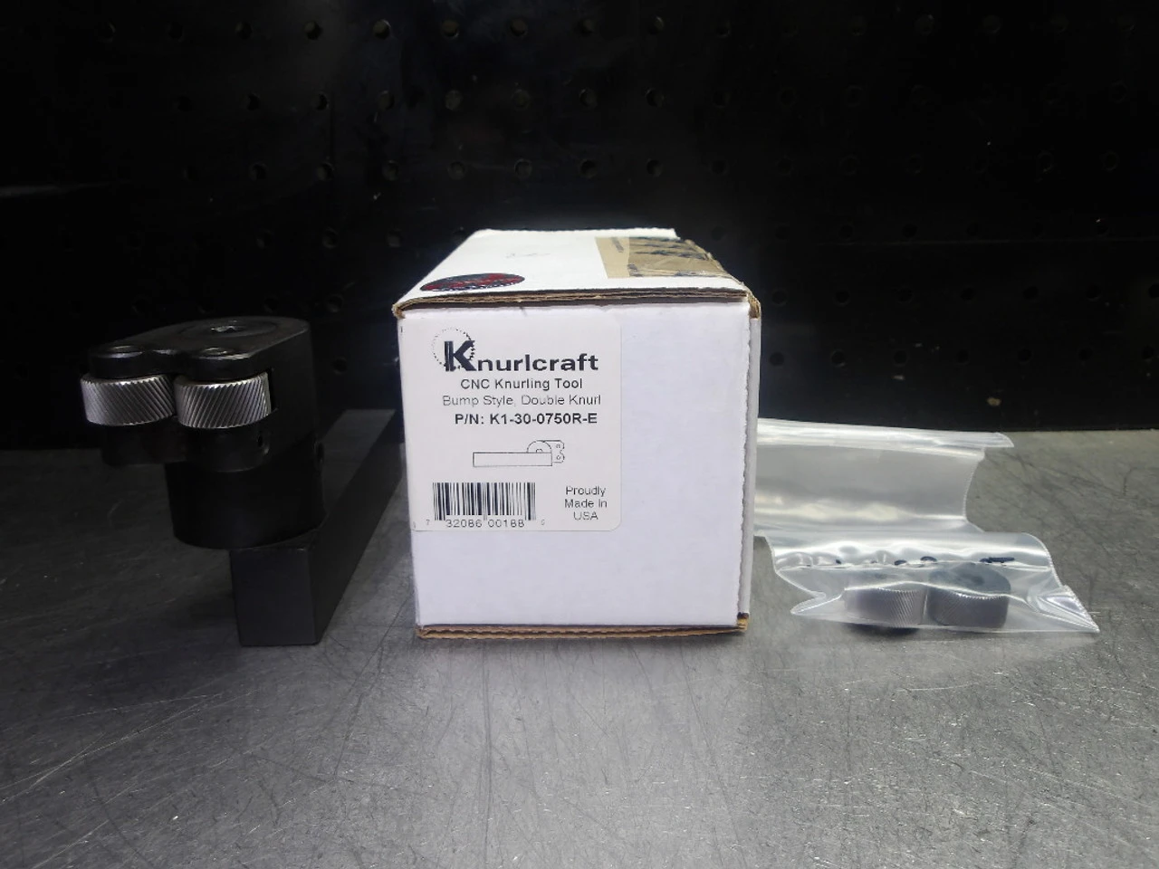 Knurlcraft Self Centering Bump Knurler 1"x3/4"x5"OAL Shank K1-30-0750R-E (LOC2408B)