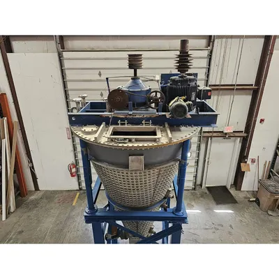 Used JH Day Stainless Steel Jacketed Nauta Cone Mixer - 80 cu ft